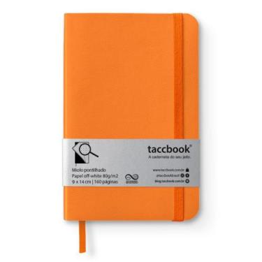 Imagem de Caderneta Pontilhada taccbook Laranja 9x14 Flex