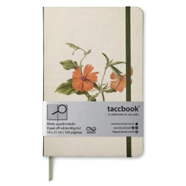 Imagem de Caderno Quadriculado taccbook Rosa amar. chinesa 14x21 Ríg.