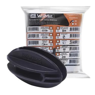 Imagem de Kit Com 25 Unidades Walmur Isolador Cerca Elétrica Canto Castanha
