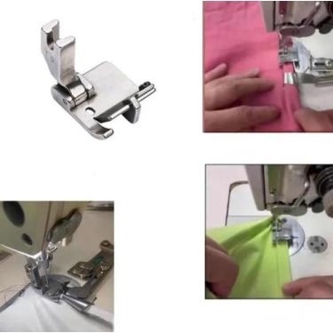 Imagem de Calcador Multiuso  Máquina Costura Reta Industrial Regulagem - Tafarel