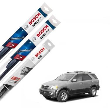 Imagem de Kit Limpador Parabrisa Kia Sorento 2003 2004 2005 2006 - Bosch