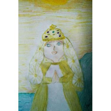 Imagem de Isla de Margarita Composition Notebook Wide Ruled Paper Notebook Journal. Blank Wide Writing Diary for Traveler, Students and Office Lined A5 size 100 Pages Colorful Cover Virgen del Valle Venezuela