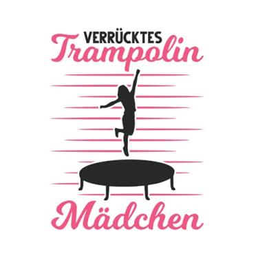 Imagem de Trampolinspringer Notizbuch: Verrücktes Trampolin Mädchen Trampolinspringer / 6x9 Zoll / 120 karierte Seiten Seiten