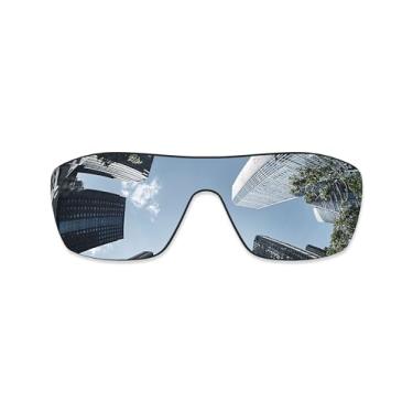 Imagem de Combine8 Lentes de reposição Ploarized para óculos de sol Oakley Turbine Rotor OO9307 - Titânio prateado