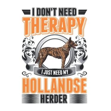 Imagem de Hollandse Herder Notebook: Hollandse Herder Therapy Dutch Shepherd Dog / 6x9 Inches / 120 dotted Sites