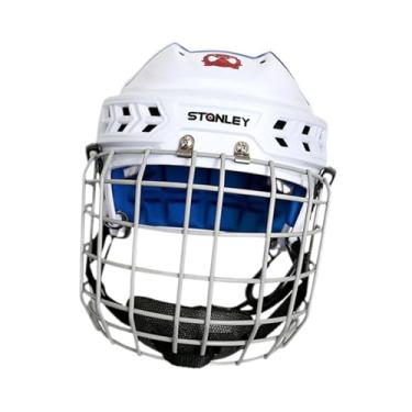 Imagem de Dynwave Capacete de hóquei Capacete de patinação no gelo Equipamento Capacete esportivo para prática de exercícios Jogo, Xl