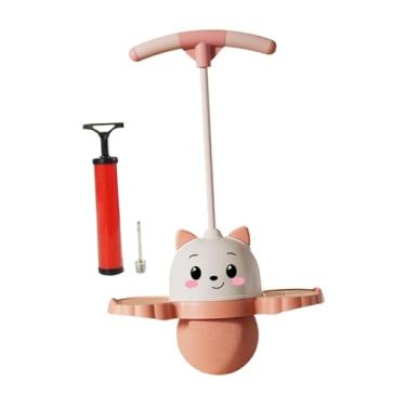 Imagem de Dynwave Pogo Jump Ball Jump Board Crianças Adultos Bola Quicando Brinquedo de Salto em Altura para Treinamento de Playground Exercício Equilíbrio Capacidade, Rosa