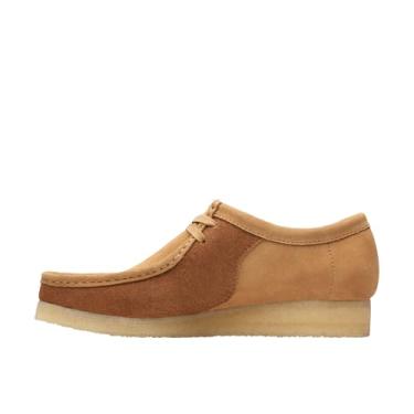 Imagem de Clarks Sapato Oxford Wallabee Masculino, Combo caramelo, 7.5