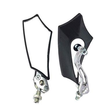 Imagem de ESUPPORT Prata Universal Motocicleta Motocicleta 8 mm 10 mm Espelho Lateral Retrovisor ATV Scooter Bicicleta Esporte