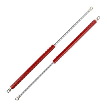 Imagem de Motoforti Suportes de elevação universais Struts Window Toolbox Molas a gás 20 polegadas/500 mm 45.4 kg/445N/45kg Vermelho 2 peças