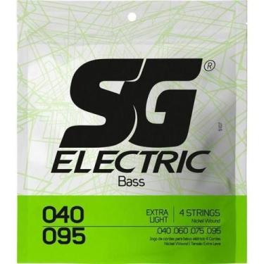 Imagem de Encordoamento Para Contrabaixo 4 Cordas .040 Extra Light Niquel SG