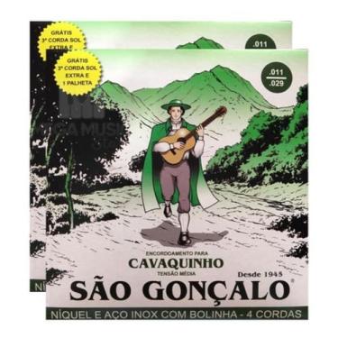 Imagem de Jogo De Cordas Para Cavaquinho São Gonçalo