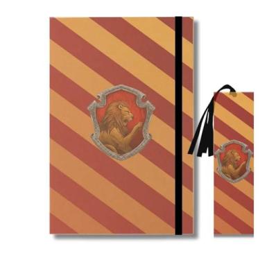 Imagem de Caderno Kraft A5 50 folhas + Marcador de página Grifinória 01