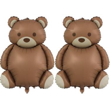 Imagem de Balões Metalizados SAMOKA Little Bear 35cm - Decoração de Festa