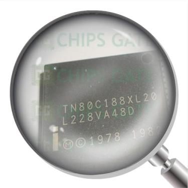 Imagem de TN80C188EB20 1Pcs TN80C188EB20 80C188 16Bit I186 20Mhz Mpu Plcc84