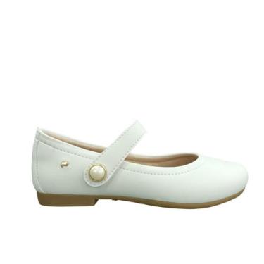 Imagem de Sapatilha Infantil Pampili Angel Perola 100.500, Branco, 27