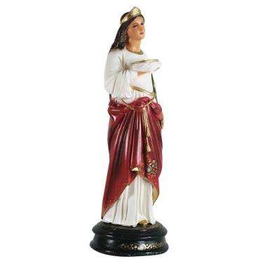 Imagem de Imagem Santa Luzia 30cm Original Artesanato Costa