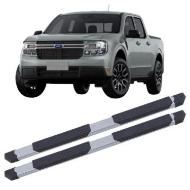 Imagem de Estribo Maverick 2022 a 2024 Tubular Extreme Prata - C&K