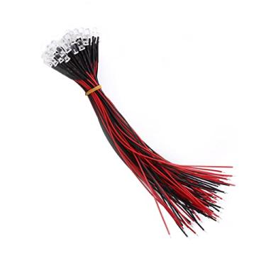 Imagem de Diodos Led Difusos de Várias Cores, Led Pré-conectado, 3/5/10mm 50 Peças de Economia de Energia para Iluminação de Hobby Brinquedos Industriais (5mm #05)