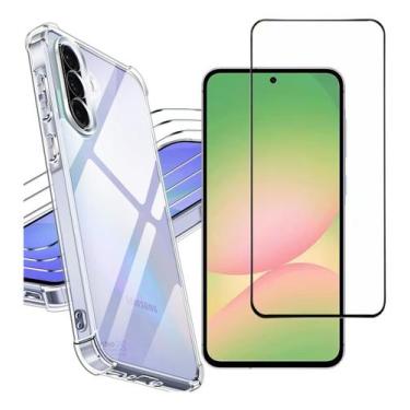 Imagem de Capa Capinha Anti Queda Para Galaxy A56 6.7 + Película 3d - Inboxmobil