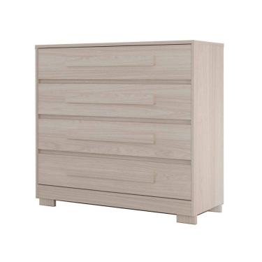 Imagem de Cômoda Grande com 4 Gavetas  MDF Vanilla Miray Shop Jm