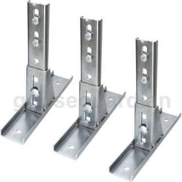 Imagem de Kit 3x Suporte Fixação De Trilho Motor Portão Eletrônico Basculante