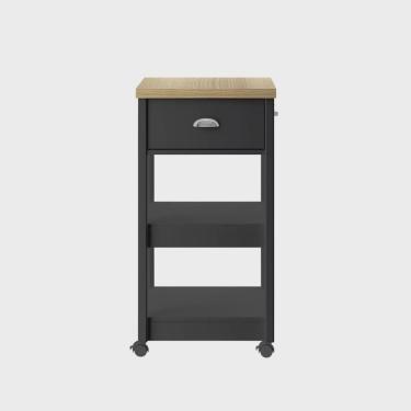 Imagem de Aparador Carrinho Chá 1 Gaveta BA-130 Denver Ditália Móveis