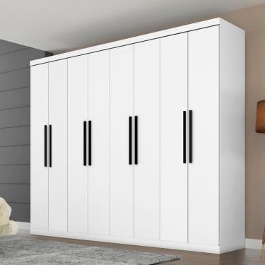 Imagem de Guarda Roupa Casal 1684 Branco - Araplac Móveis