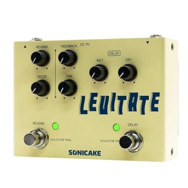 Imagem de Pedal de efeitos de guitarra sonicake Delay Reverb 2 em 1 Levitate