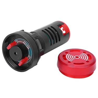 Imagem de LED BUZZER Plashing Red Light Alarm Indicator Lamp Com Campainha para Equipamentos de Fábrica