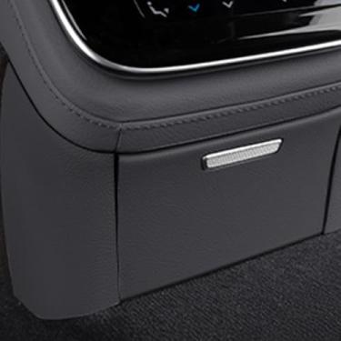 Imagem de MbenRundy Capa de saída de ar condicionado traseira de couro para carro com acabamento antiarranhões para Mercedes-Benz S Class W223 2021-2025 S450 S500 S560 S580 S63 AMG S580e Acessórios interiores