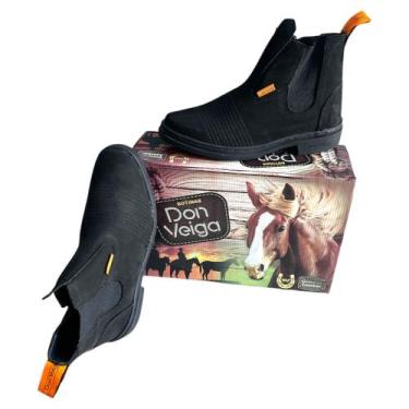 Imagem de Bota Botina Don Veiga Masculino Feminina Vaquejada, Preto, 38