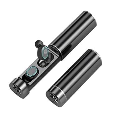 Imagem de U Fones de ouvido LED Etooth Earbuirel Etooth Earbuds Etooth Headset, Etooth Earbuds Earbuds Touch Control Display LED Impermeável Wirel Sports Etooth Earbudor Gym Outdoor Preto