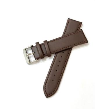 Imagem de Pulseira Relógio Couro Flexível e Elegante.LC14 - MFIX, 18mm, Marrom e