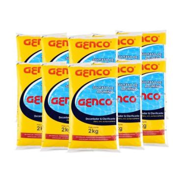 Imagem de 10 Sulfato de Alumínio Decantador Genco 2kg
