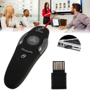 Imagem de Passador De Slides Wireless Pointer Longo Alcance Usb - Lasers E Cia