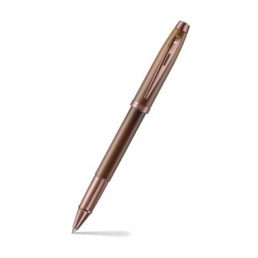 Imagem de Sheaffer® Caneta esferográfica marrom fosco 100 9374 Coffee Edition com acabamentos PVD marrom real