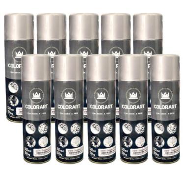Imagem de Kit 12 Spray Zincagem a Frio Antiferrugem 300ml Colorart