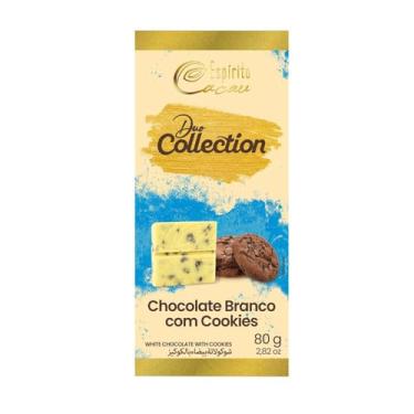Imagem de Tablete de Chocolate Branco c/ Cookies - 80g