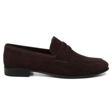 Imagem de Mocassim Loafer Centuria Couro Nobuck Cafe - Centuria Calcados, 44