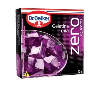 Imagem de Kit c/ 12 Gelatina Zero de Uva Dr. Oetker 12g