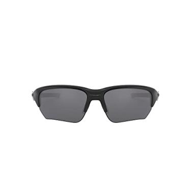 Imagem de Óculos de sol retangulares Flak Beta OO9363 masculino da Oakley, preto polido/irídio preto, 64 mm