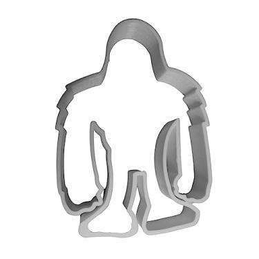 Imagem de YETI SASQUATCH Pé Grande Visão de Pé Grande, Macaco de Neve Abominável Como Criação de Himalaias MONSTER COOKIE CUTTER BAKING TOOL USA PR2321