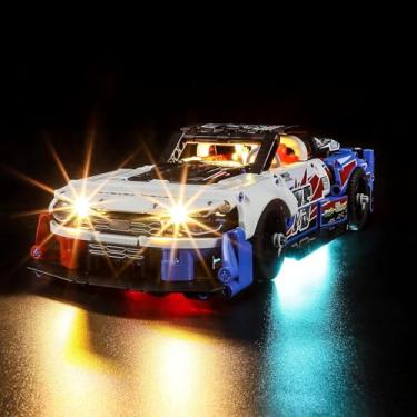 Imagem de GEAMENT LED Light Kit Compatible with Lego NASCAR Next Gen Chevrolet Camaro ZL1 - for Technic 42153 Model Set (Model Set Not Included)