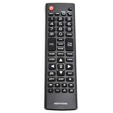 Imagem de AKB74475433 Controle remoto de substituição adequado para LG TV AGF76631028 43LF5400 43LX770M 32LF550B 43LF5100 65UV340H 42LF5500 49LF5400 65UF6700 0 49L F5500 49LB5500 55LB5500 42LB5550 49LB5550
