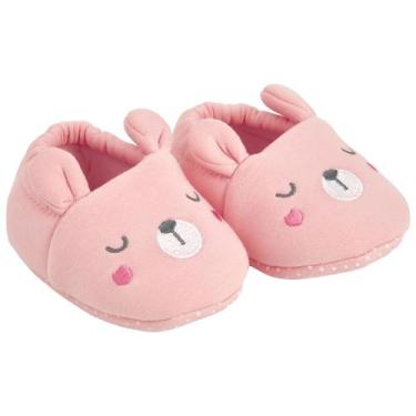 Imagem de Pantufa BUBA Urso Rosa - Tamanho G 20/21