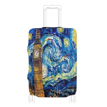Imagem de Joisal Big Ben in London Capa protetora de mala aprovada pela Tsa para bagagem de 45 a 81 cm, Big Ben em Londres, XL 29-32 in