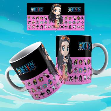 Imagem de Caneca De Porcelana 325ml Animes Decorada One Piece 4