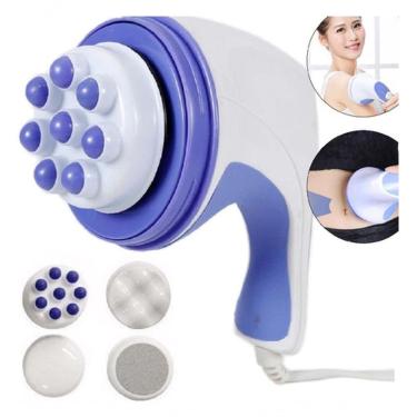 Imagem de Massageador Elétrico Orbital Corporal 4 Acessórios 110v