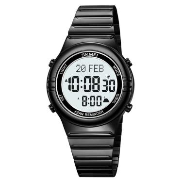 Imagem de Relógio Digital Masculino Fashion Da Skmei Com Cronômetro Função De Data Resistência À Água Preto